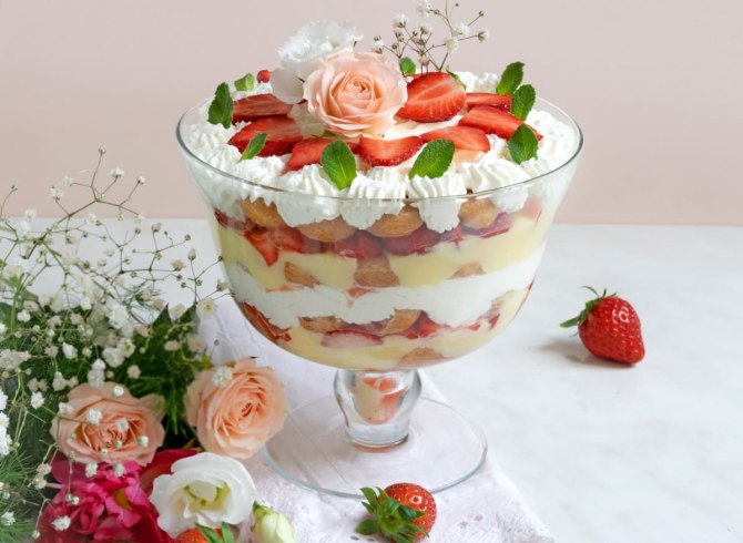 Zuppa Inglese alle Fragole